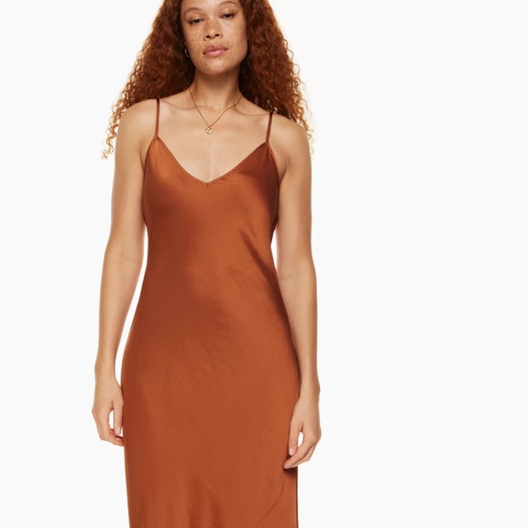 Aritzia slip dress brown - Picture 4 of 4